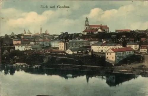 Ak Hrodna Grodno Weißrussland, Gesamtansicht