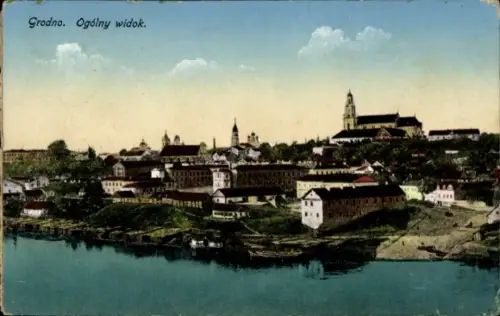 Ak Hrodna Grodno Weißrussland, Gesamtansicht