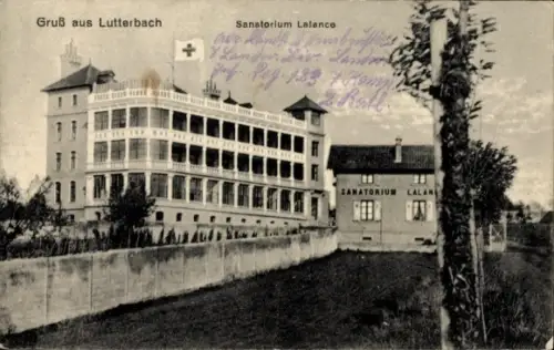 Ak Lutterbach Elsass Haut Rhin, Sanatorium Lalance