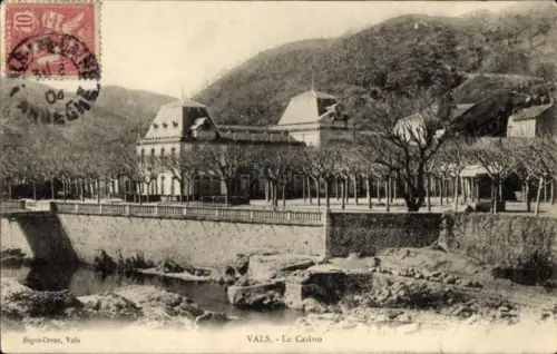 Ak Vals les Bains Ardeche,  Le Casino, Bigot-Creae