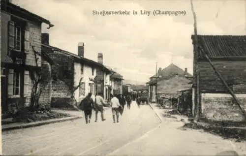 Ak Liry Ardennes, Straßenpartie