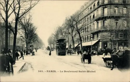 Ak Paris, Boulevard Saint Michel