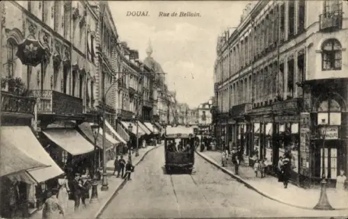 Ak Douai Nord, DOUAI, Rue de Bellain