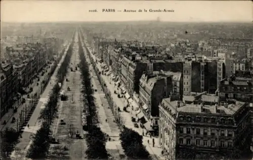 Ak Paris XVII, Place du Général Catroux,  Avenue de la Grande-Armée