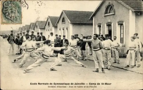 Ak Saint Maur Val de Marne, Sportschule, Degen und Fecht Abteilung