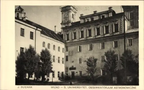 Ak Vilnius Wilna Wilno Litauen, Universitäts Astronomieobservatorium