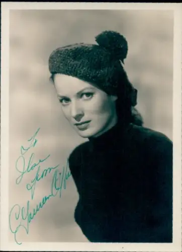 Foto Schauspielerin Maureen O’Hara, Oscar-Preisträgerin, Autogramm