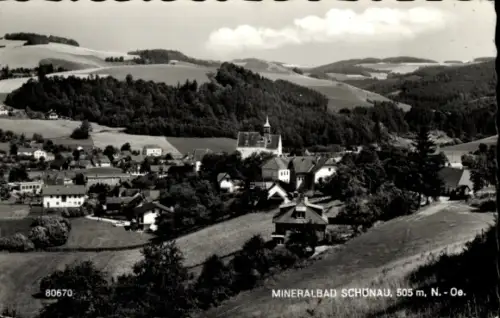 Ak Schönau Niederösterreich, Gesamtansicht