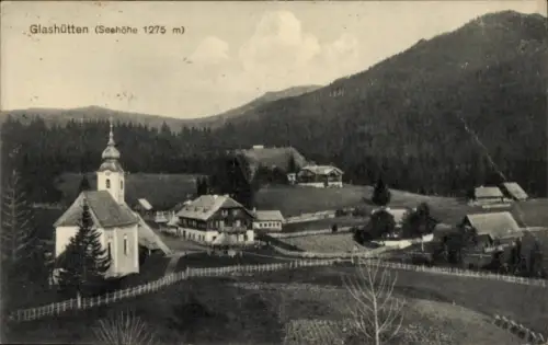 Ak Glashütten Deutsch Landsberg Deutschlandsberg Steiermark, Gesamtansicht