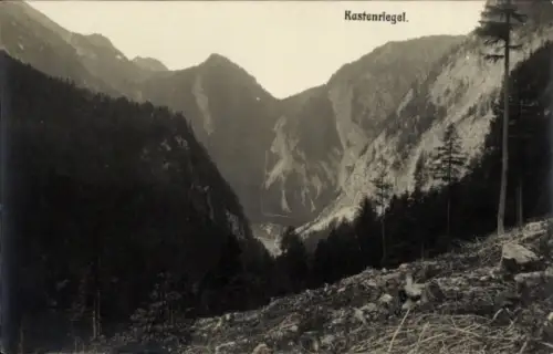 Ak Kastenriegel Gußwerk Steiermark, Berglandschaft