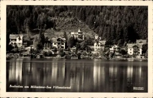 Ak Seeboden am Millstätter See Kärnten, Villenviertel