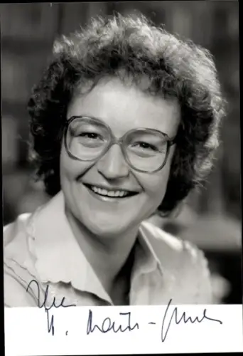 Ak Herta Däubler-Gmelin, Politikerin, Portrait, Autogramm