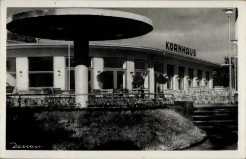 Ak Dessau in Sachsen Anhalt, Gasthaus, Bauhaus, Kornhaus