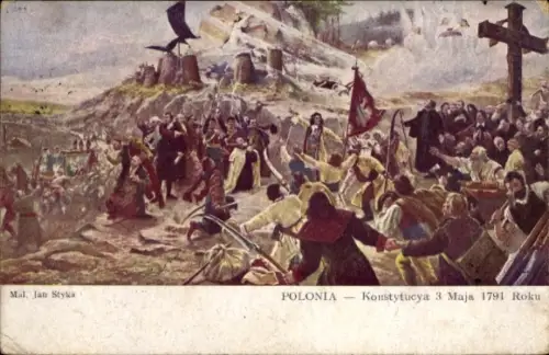 Künstler KP Styka, J., Konstytucja 3 Maja 1791 roku