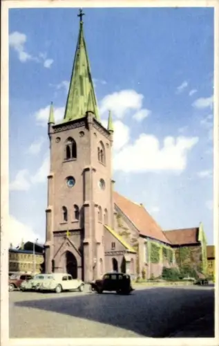 Ak Vejle Jutland Dänemark,  Sct. Nicolai Kirke