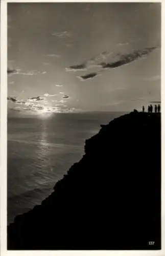 Ak Nordkap Norwegen, Sonnenuntergang