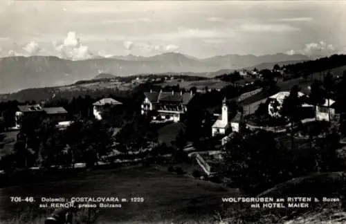 Ak Costalovara Wolfsgruben Ritten Renon Südtirol, Dolomiten, Costalovara (1225 m), Renon bei Boze