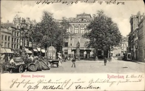Ak Rotterdam Südholland Niederlande, Museum Booijmans, Rotterdam