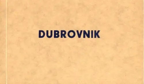 13 alte Ak Dubrovnik Kroatien, im passenden Heft, diverse Ansichten