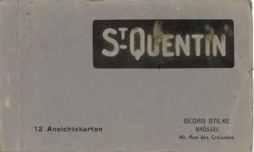 Set von 12 Ak im Umschlag Saint Quentin Aisne
