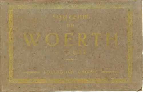 Set von 12 Ak zusammenhängend Woerth an der Sauer, Monument de l'Armee francaise etc. 