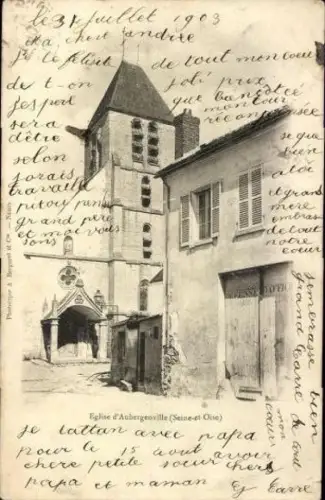 Set von 16 Ak Aubergenville Yvelines