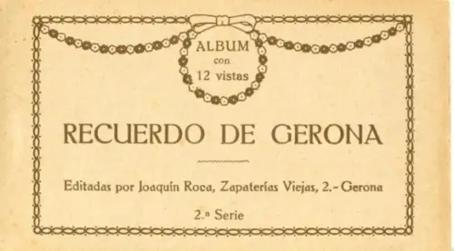 Album mit 12 Ak " Erinnerung an Gerona"