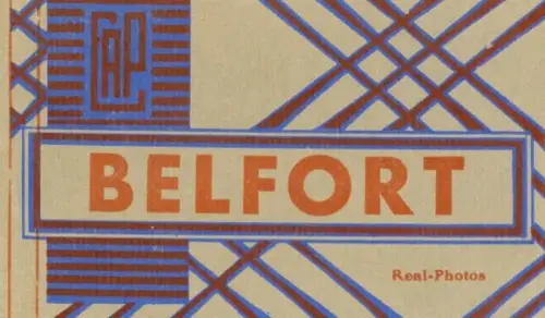 Album mit 10 Ak Belfort Real Photos