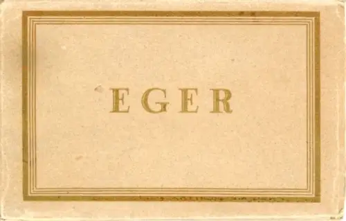 10 Ak im Umschlag  Cheb Eger Region Karlsbad