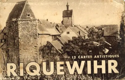 12 Ak im Umschlag, Riquewihr Reichenweier Elsass Haut Rhin