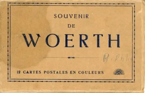 12 Ak im Umschlag, Wœrth sur Sauer Woerth Wörth an der Sauer Elsass Bas Rhin