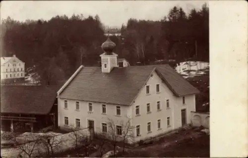 Foto Ak Metten an der Donau Niederbayern, Elektrizitätszentrale des Klosters