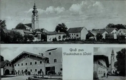 Ak Neukirchen vorm Wald Niederbayern, Kirche, Teilansichten