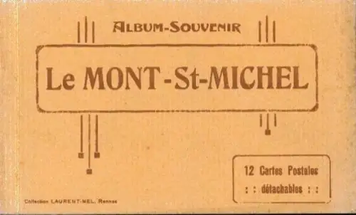 10 Ak im Umschlag Le Mont Saint Michel Manche