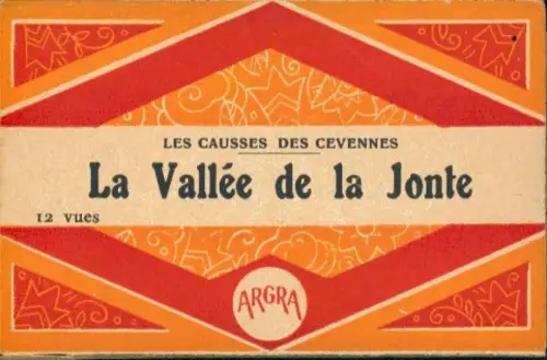 12 Ak im Umschlag  Meyrueis Lozère, Gorges de la Jonte