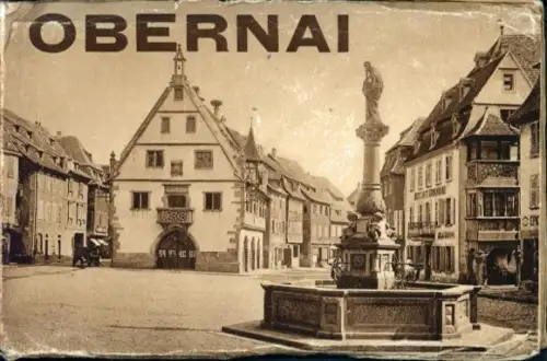 12 Ak im Umschlag Obernai Oberehnheim Elsass Bas Rhin