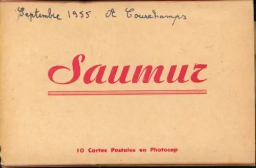 10 Ak im Umschlag Saumur Maine et Loire