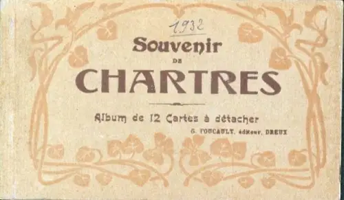 12 Ak im Umschlag Chartres Eure et Loir