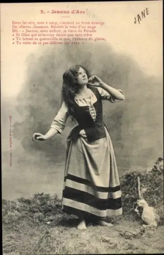 Ak Editions Bergeret, Jeanne d'Arc, Johanna von Orléans