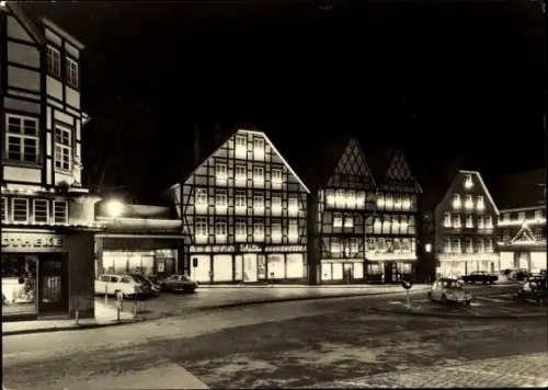 Ak Soest in Westfalen, Markt in Festbeleuchtung