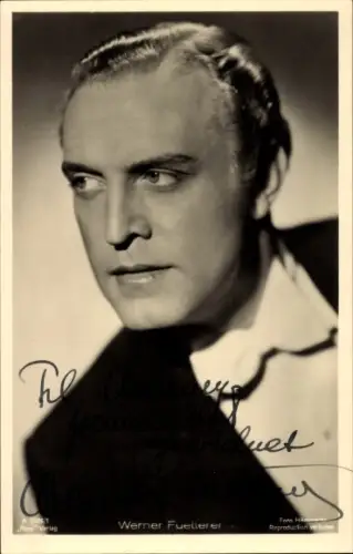 Ak Schauspieler Werner Fuetterer, Portrait, Fliege, Ross Verlag A 2526 1