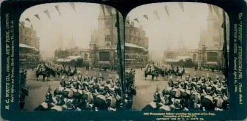 PC London City, Abbey, Awaiting the arrival of the King, Coronation of Edward VII