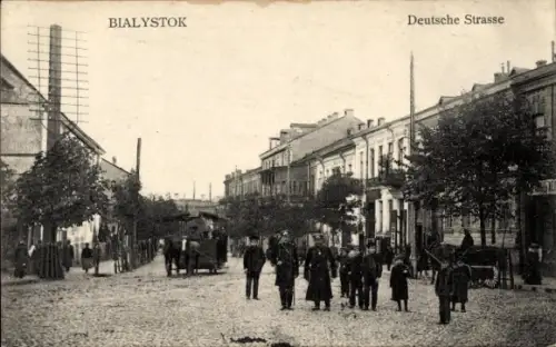 Ak Białystok Bialystok Polen, Deutsche Straße