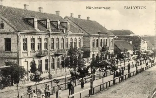 Ak Białystok Bialystok Polen, Nikolausstraße