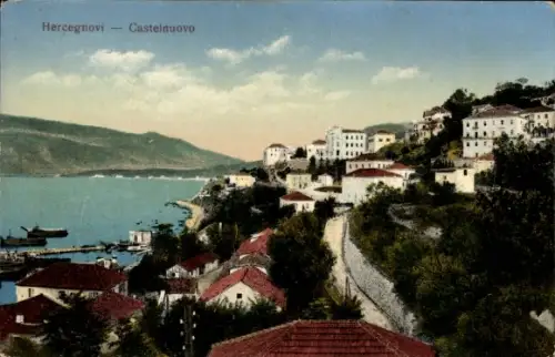 Ak Herceg Novi Castelnuovo Montenegro, Gesamtansicht