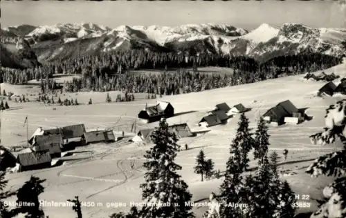Ak Mürzsteg Steiermark, Skihütten Hinteralm