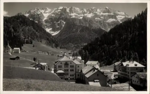 Ak Selva Val Gardena Südtirol Trentino, Ort mit Umgebung