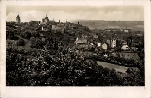 Ak Žatec Saaz Region Aussig, Gesamtansicht