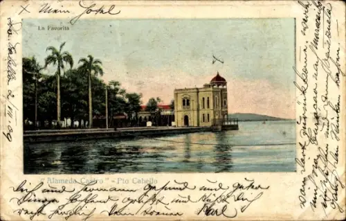 Ak Puerto Cabello Venezuela, La Favorita, Alameda, Puerto Cabello