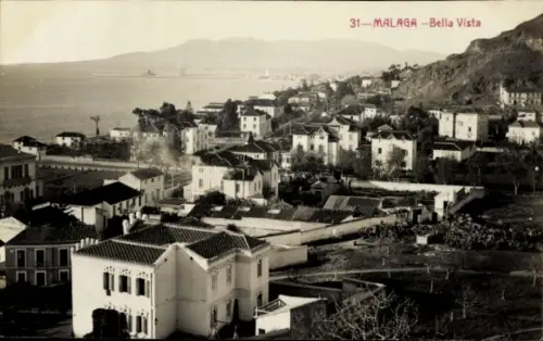 Ak Málaga Andalusien Spanien,  Bella Vista